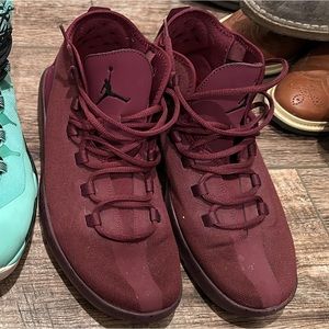 Maroon Jordan Basketball Shoes